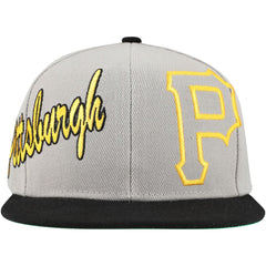 Pittsburgh Pirates Mitchell & Ness Knock Out Panel Snapback Hat Sale