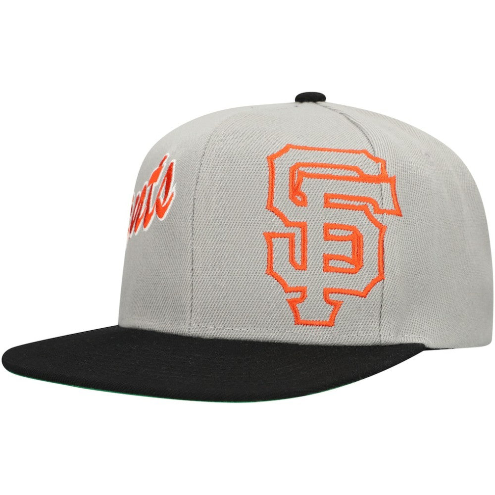 San Francisco Giants Mitchell & Ness Knock Out Panel Snapback Hat On Sale