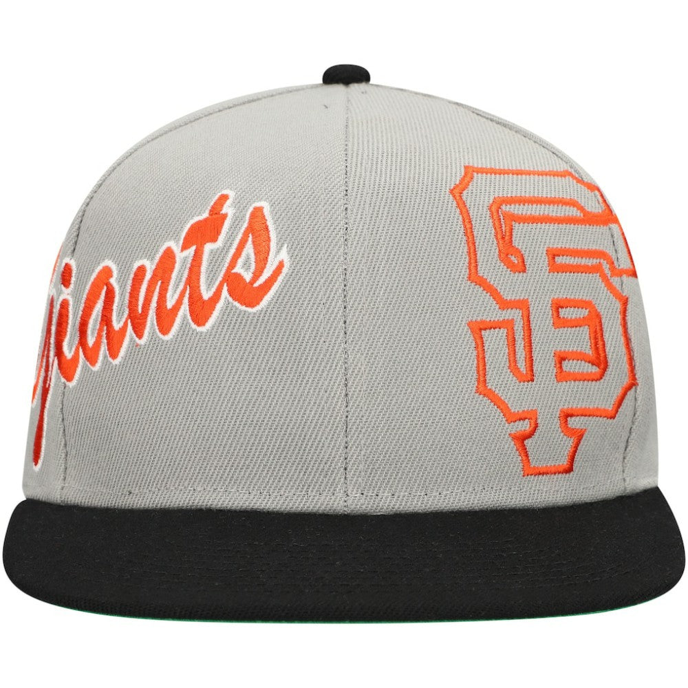 San Francisco Giants Mitchell & Ness Knock Out Panel Snapback Hat On Sale