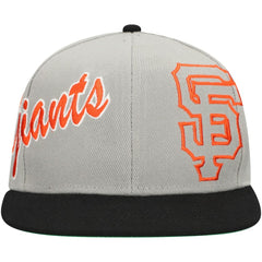 San Francisco Giants Mitchell & Ness Knock Out Panel Snapback Hat On Sale