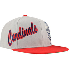 St. Louis Cardinals Mitchell & Ness Knock Out Panel Snapback Hat On Sale