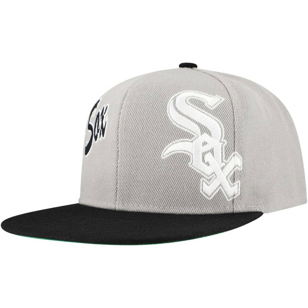 Chicago White Sox Mitchell & Ness Knock Out Panel Snapback Hat for sale