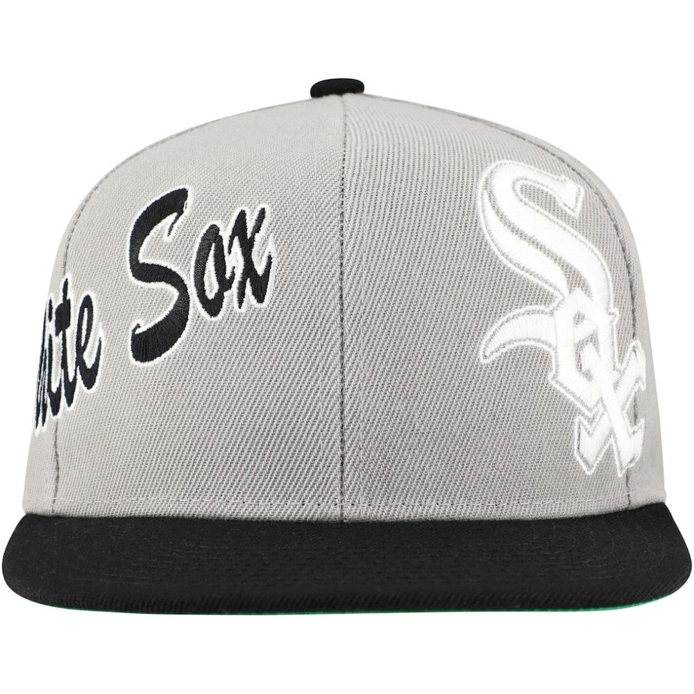 Chicago White Sox Mitchell & Ness Knock Out Panel Snapback Hat for sale