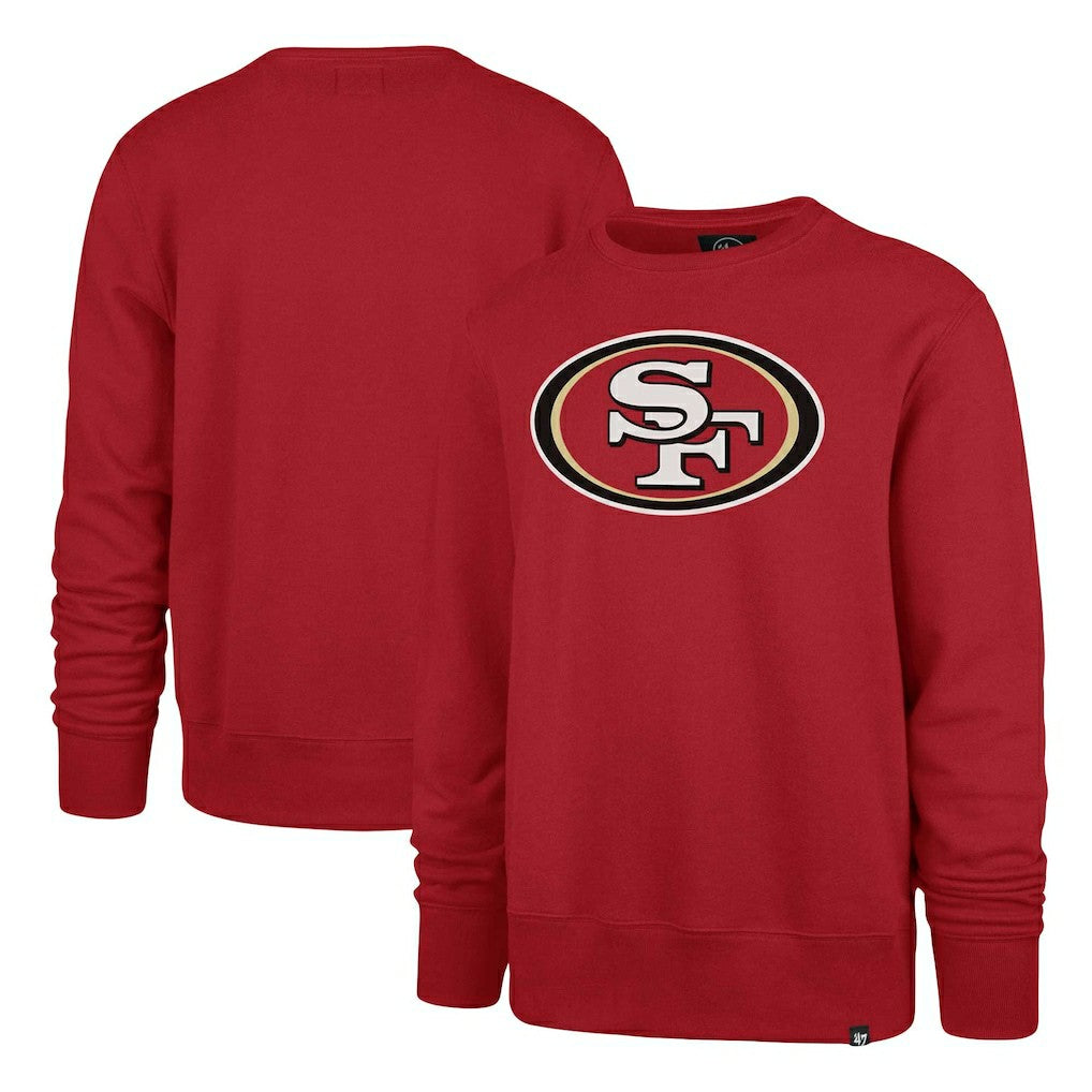San Francisco 49ers '47 Imprint Headline Pullover Sweatshirt Scarlet - 47 brand
