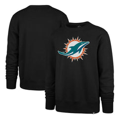 Miami Dolphins '47 Imprint Headline Pullover Sweatshirt Black - 47 brand