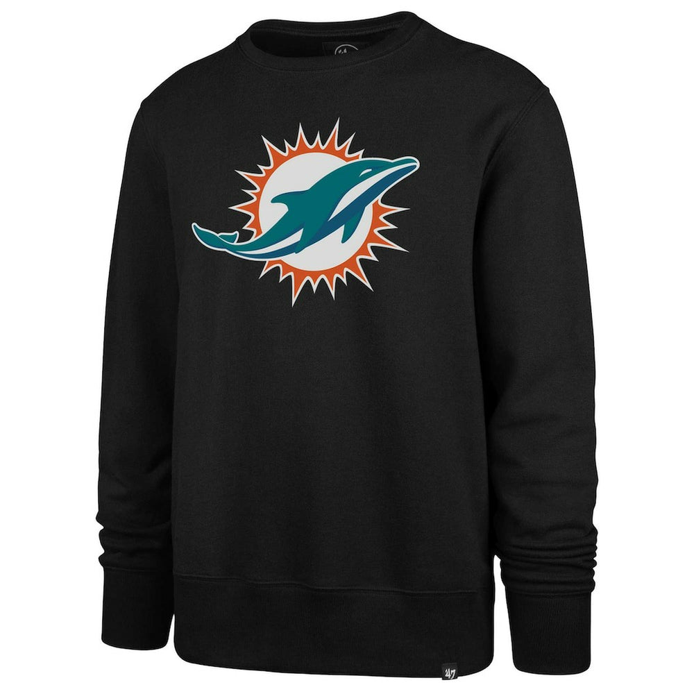 Miami Dolphins '47 Imprint Headline Pullover Sweatshirt Black - 47 brand