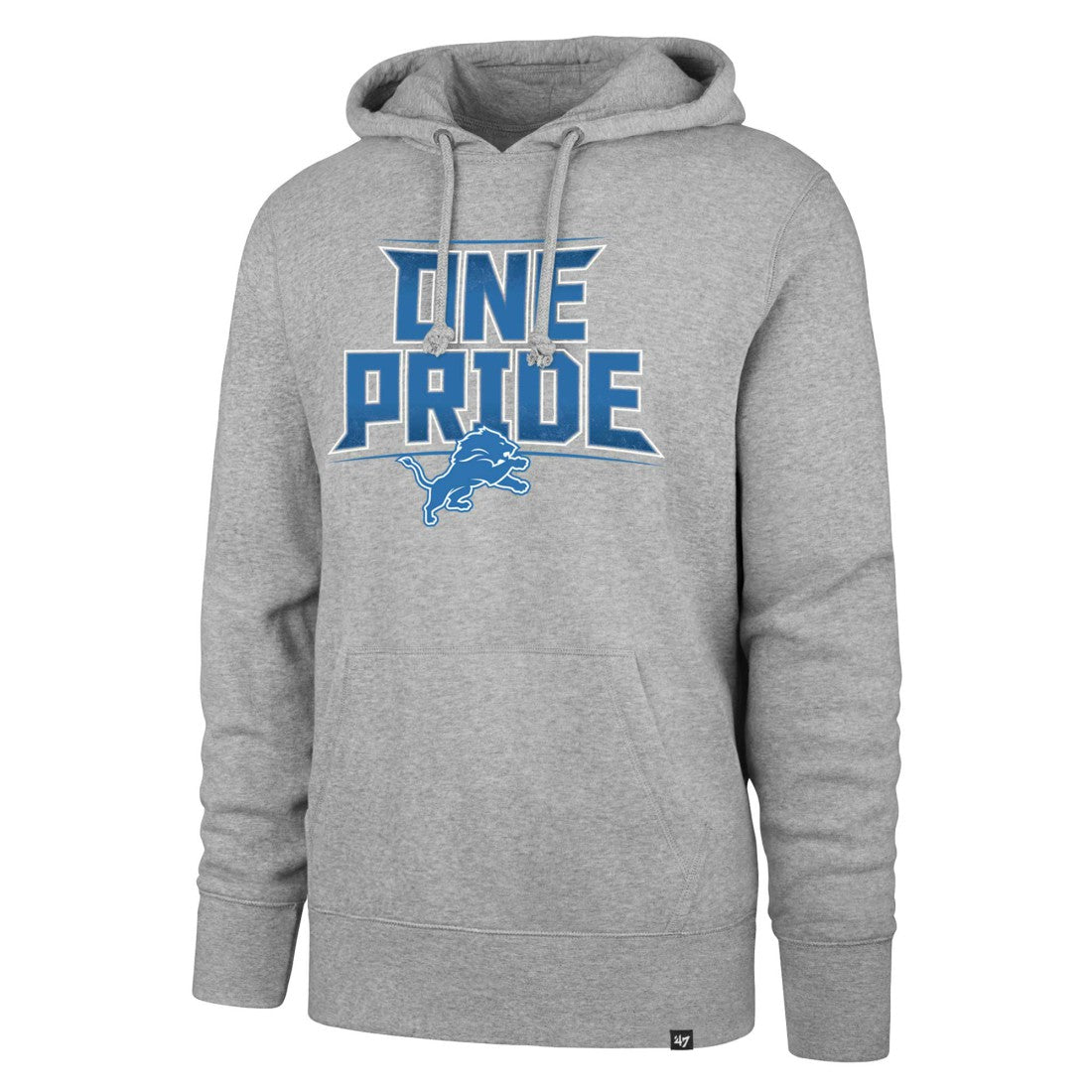 Detroit Lions '47 Regional Headline Pullover Hoodie Gray - 47 brand
