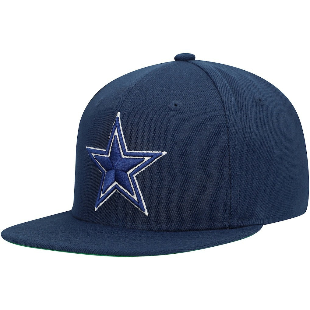 Dallas Cowboys Youth Team Ground Snapback Hat Navy - Mitchell & Ness