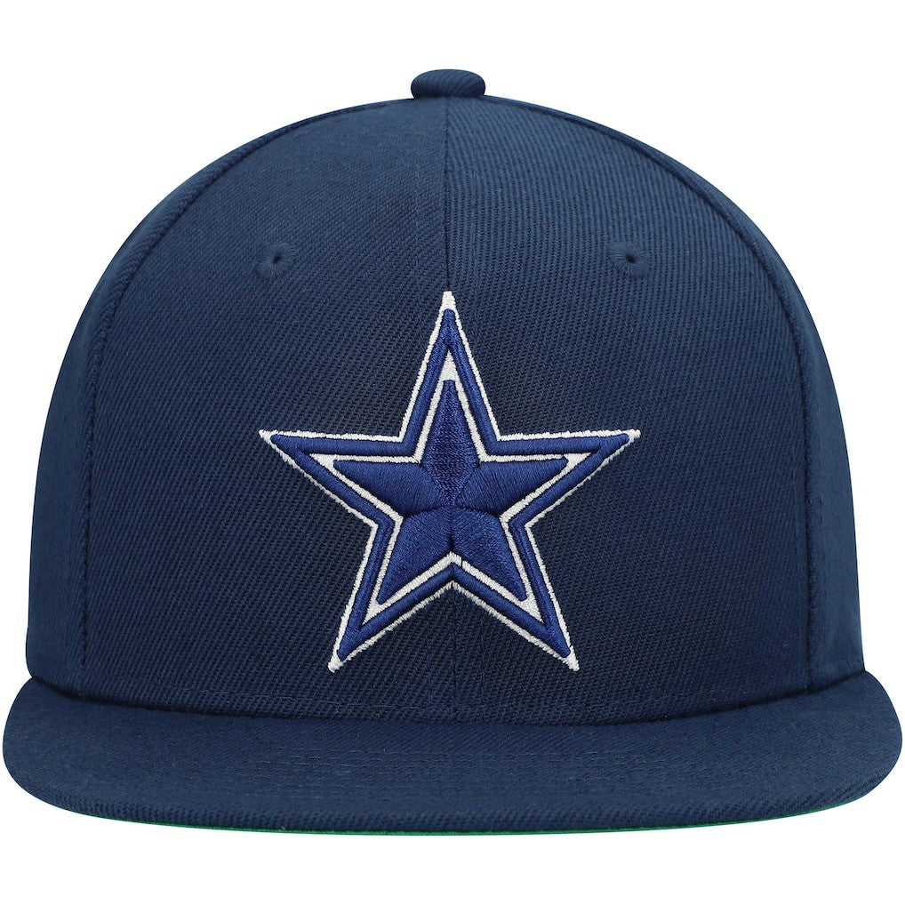 Dallas Cowboys Youth Team Ground Snapback Hat Navy - Mitchell & Ness