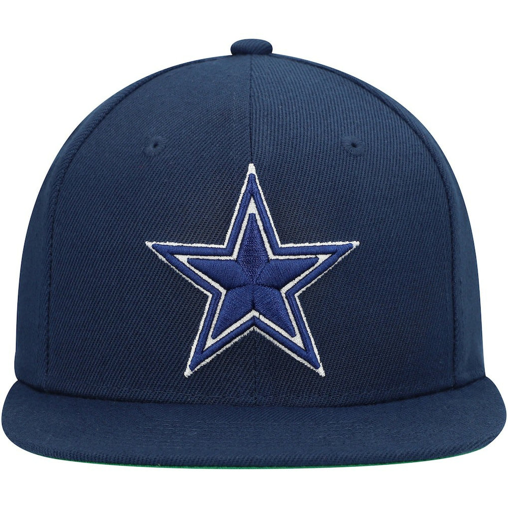 Dallas Cowboys Youth Team Ground Snapback Hat Navy - Mitchell & Ness