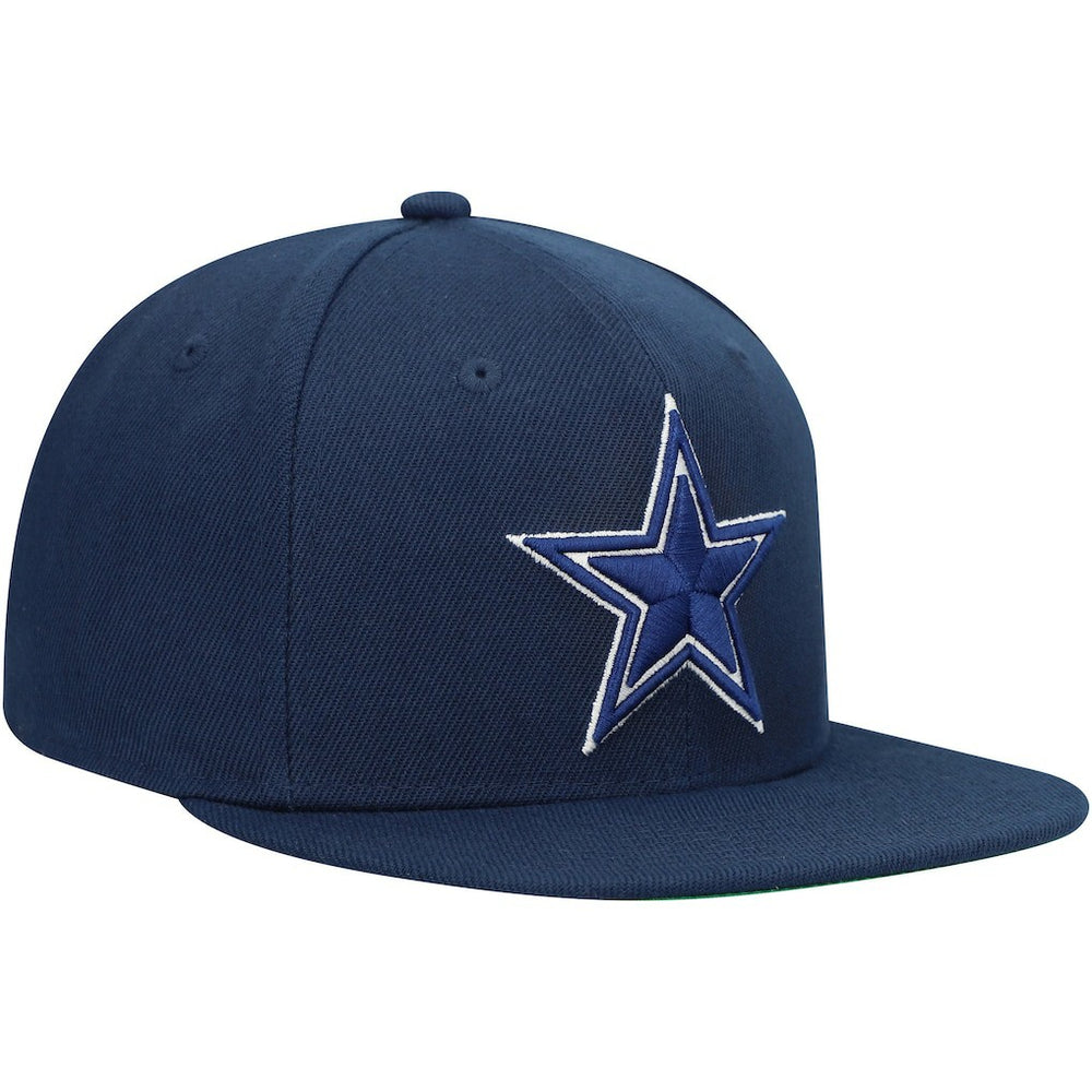 Dallas Cowboys Youth Team Ground Snapback Hat Navy - Mitchell & Ness