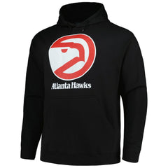 Mitchell & Ness - Atlanta Hawks Hardwood Classics Big & Tall Pullover Hoodie - Black