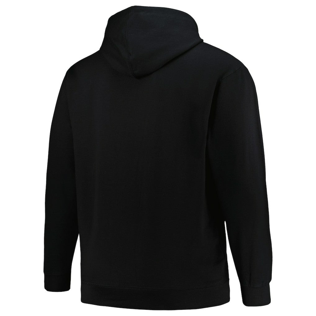 Mitchell & Ness - Atlanta Hawks Hardwood Classics Big & Tall Pullover Hoodie - Black