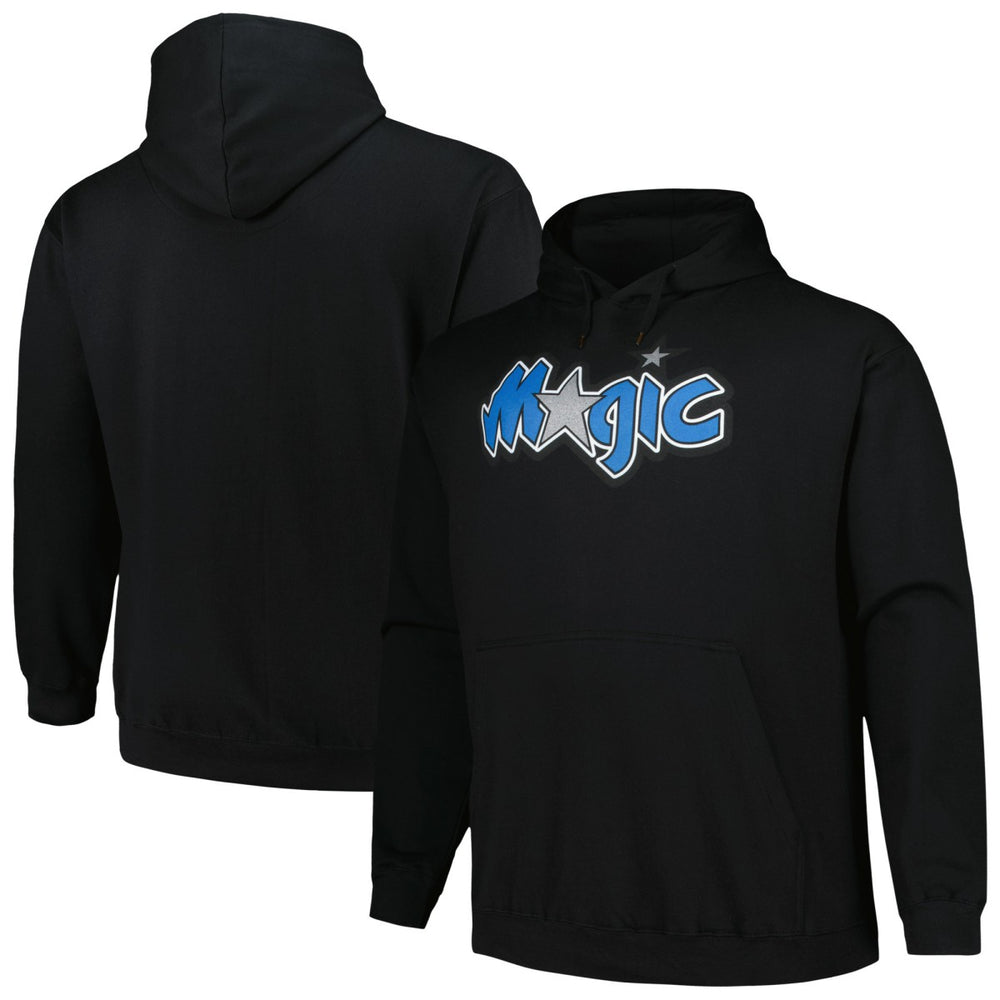 Mitchell & Ness - Orlando Magic Hardwood Classics Big & Tall Pullover Hoodie - Black