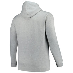 Mitchell & Ness - Charlotte Hornets Hardwood Classics Big & Tall Pullover Hoodie - Heather Gray