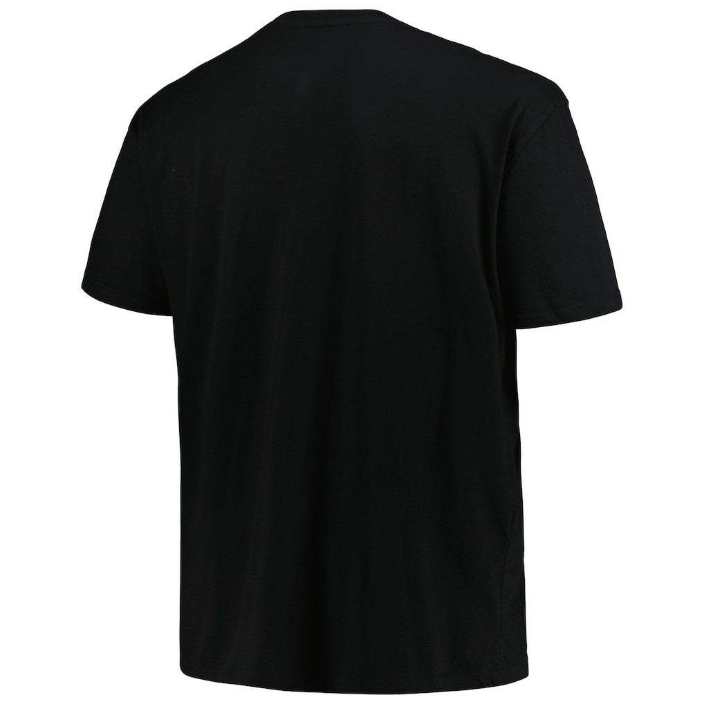 Mitchell & Ness - Atlanta Hawks Big & Tall Hardwood Classics Vintage Logo T-Shirt - Black