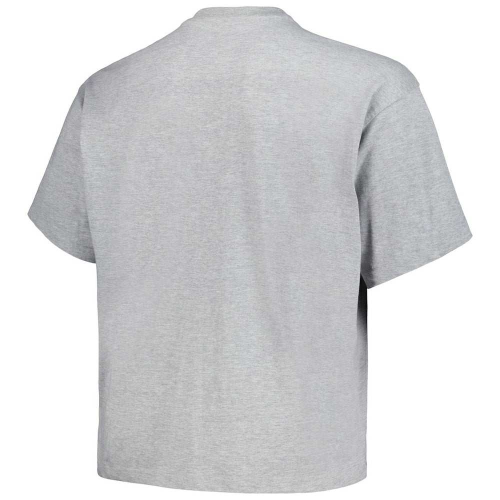 Mitchell & Ness - Denver Nuggets Big & Tall Hardwood Classics Vintage Logo T-Shirt - Heather Gray