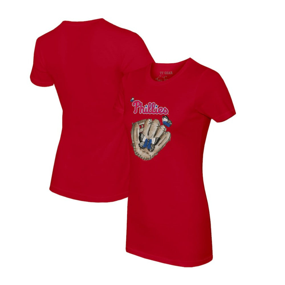 Philadelphia Phillies Tiny Turnip Women's Butterfly Glove T-Shirt Online