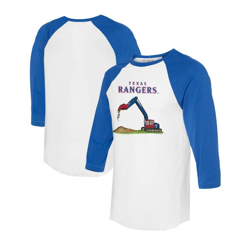 Texas Rangers Tiny Turnip Unisex Excavator 3/4-Sleeve Raglan T-Shirt Online