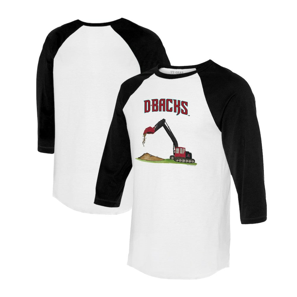 Arizona Diamondbacks Tiny Turnip Unisex Excavator 3/4-Sleeve Raglan T-Shirt for sale