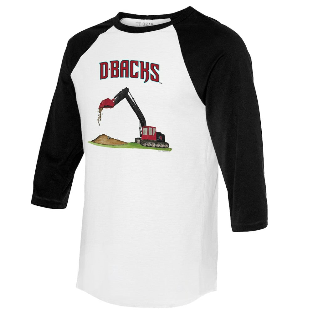 Arizona Diamondbacks Tiny Turnip Unisex Excavator 3/4-Sleeve Raglan T-Shirt for sale