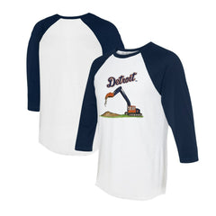 Detroit Tigers Tiny Turnip Unisex Excavator 3/4-Sleeve Raglan T-Shirt discount