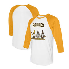 San Diego Padres Tiny Turnip Unisex Gnomes 3/4-Sleeve Raglan T-Shirt discount