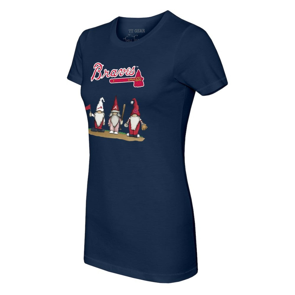 Atlanta Braves Tiny Turnip Women's Gnomes T-Shirt Lifestyle
