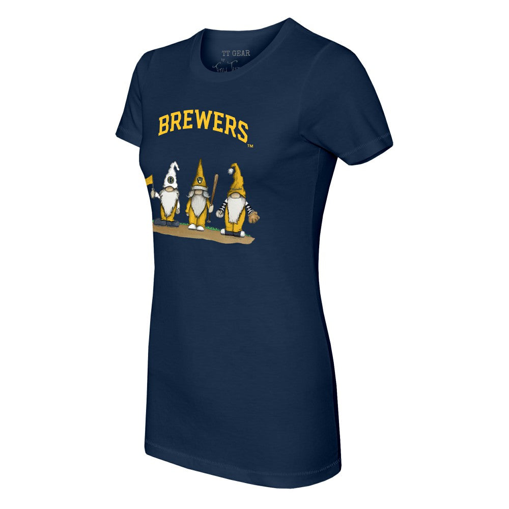 Milwaukee Brewers Tiny Turnip Women's Gnomes T-Shirt On Sale