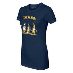 Milwaukee Brewers Tiny Turnip Women's Gnomes T-Shirt On Sale