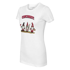 Cincinnati Reds Tiny Turnip Women's Gnomes T-Shirt Clearance