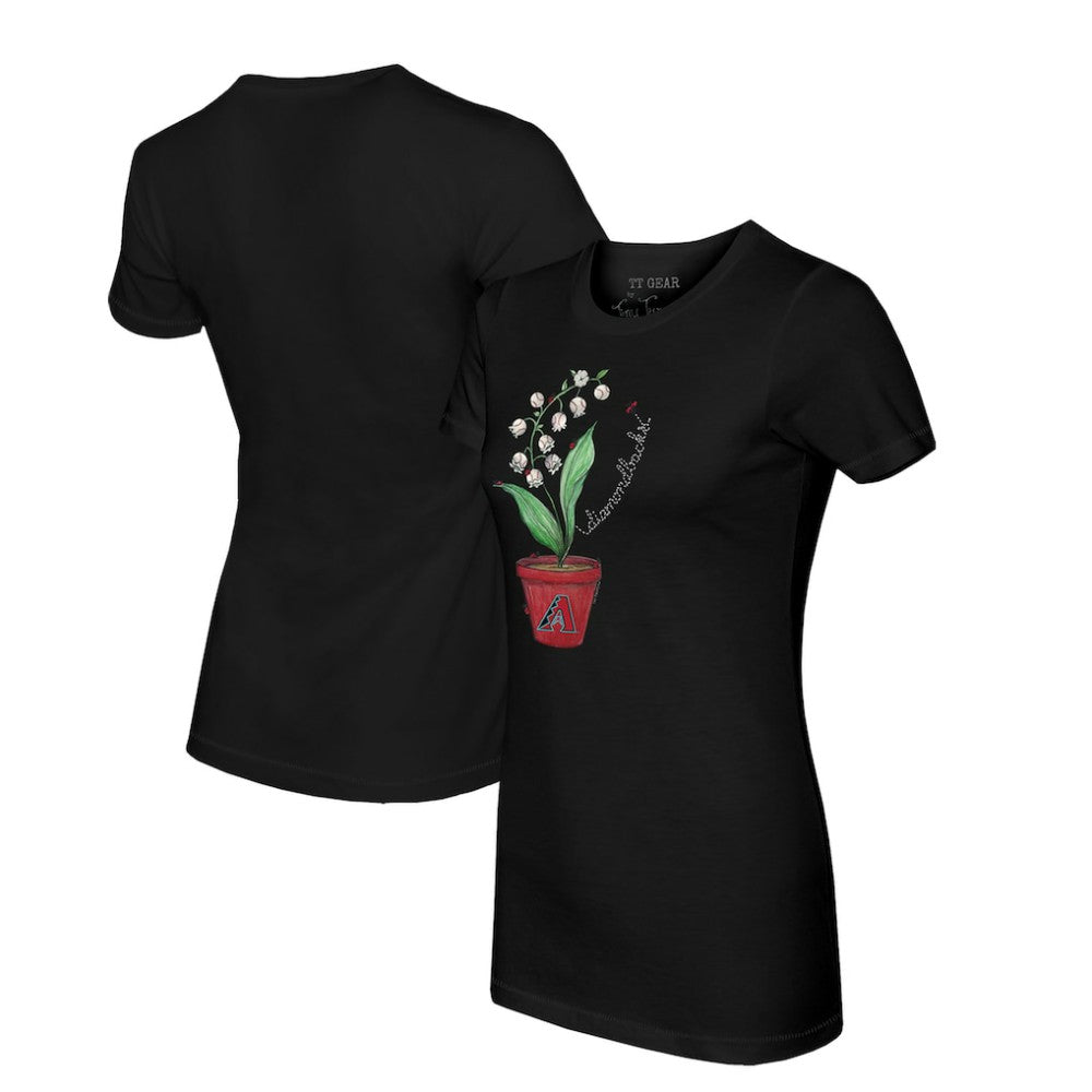 Arizona Diamondbacks Tiny Turnip Women's Lilies & Ladybugs T-Shirt Clearance