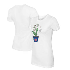 Chicago Cubs Tiny Turnip Women's Lilies & Ladybugs T-Shirt Near Me
