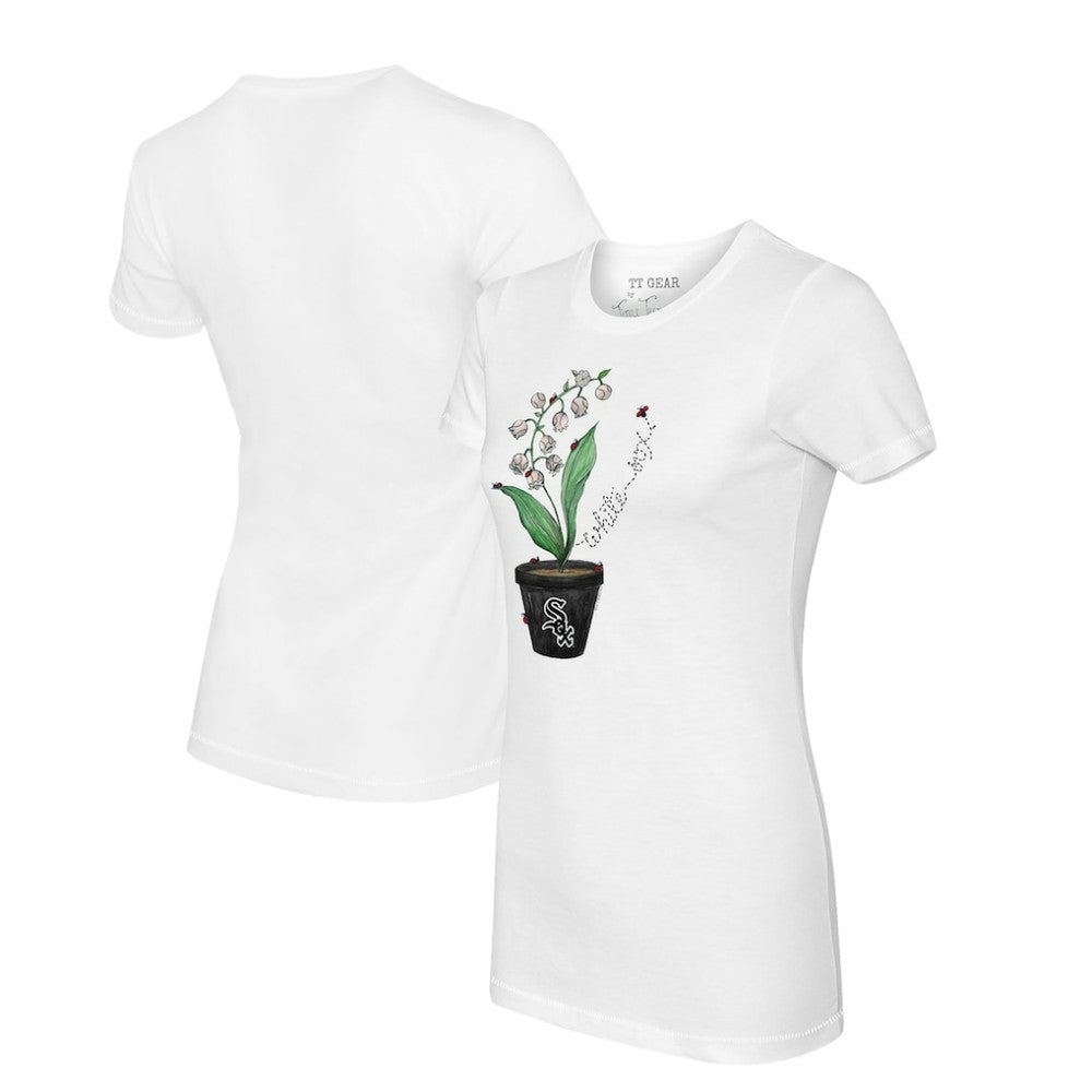 Chicago White Sox Tiny Turnip Women's Lilies & Ladybugs T-Shirt Near Me