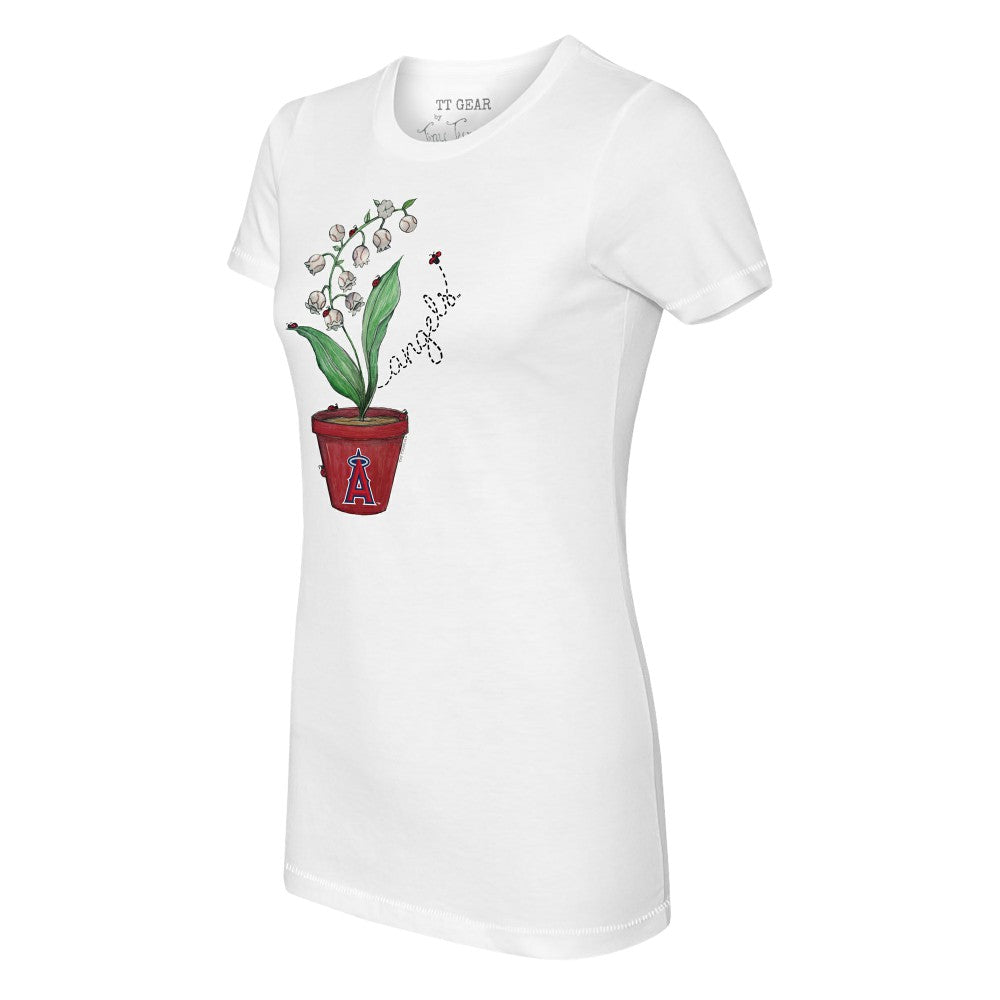 Los Angeles Angels Tiny Turnip Women's Lilies & Ladybugs T-Shirt discount