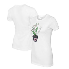Washington Nationals Tiny Turnip Women's Lilies & Ladybugs T-Shirt Near Me