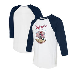 Washington Nationals Tiny Turnip Unisex Mermaid 3/4-Sleeve Raglan T-Shirt discount
