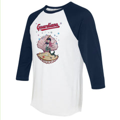 Cleveland Guardians Tiny Turnip Unisex Mermaid 3/4-Sleeve Raglan T-Shirt Sale