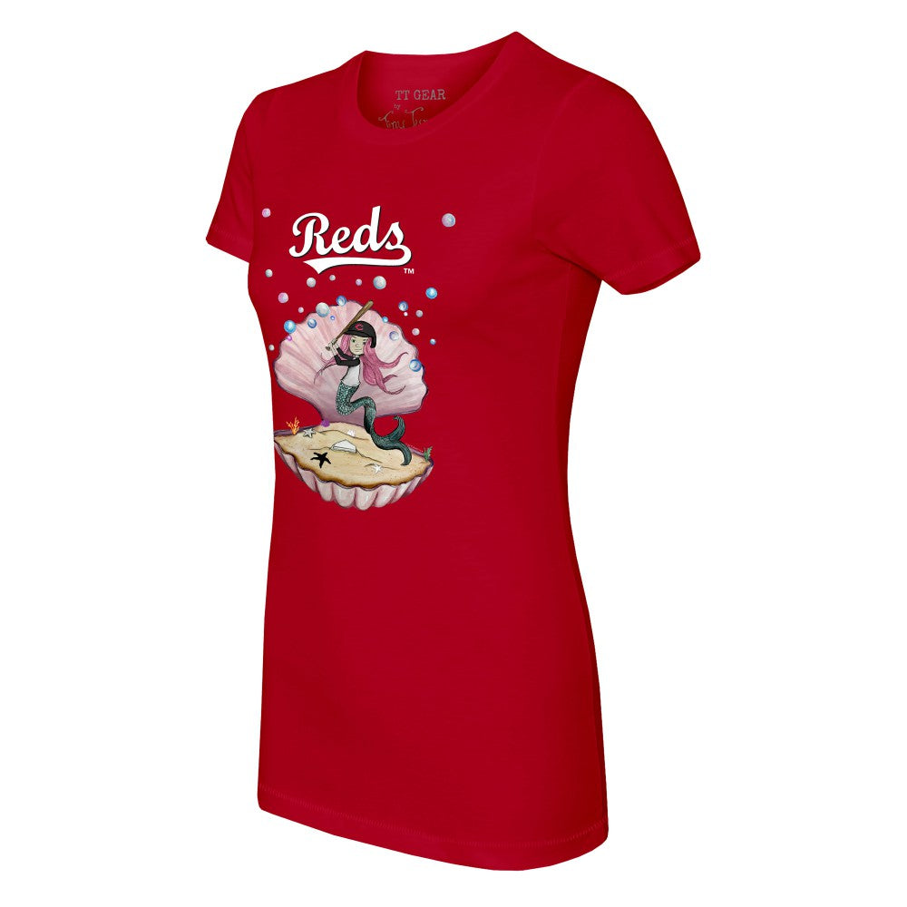 Cincinnati Reds Tiny Turnip Women's Mermaid T-Shirt for sale