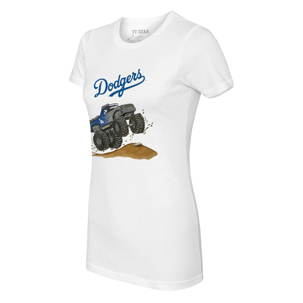 Los Angeles Dodgers Tiny Turnip Women's Monster Truck T-Shirt Near Me