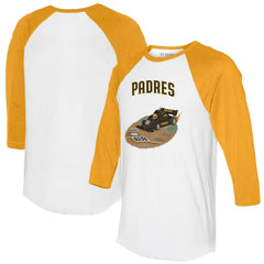 San Diego Padres Tiny Turnip Unisex Race Car 3/4-Sleeve Raglan T-Shirt for sale
