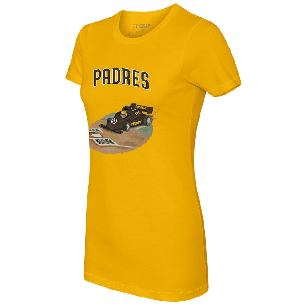 San Diego Padres Tiny Turnip Women's Race Car T-Shirt Sale