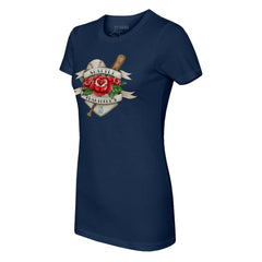 Seattle Mariners Tiny Turnip Women's Tattoo Rose T-Shirt Near Me