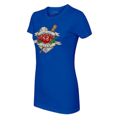 Chicago Cubs Tiny Turnip Women's Tattoo Rose T-Shirt Near Me