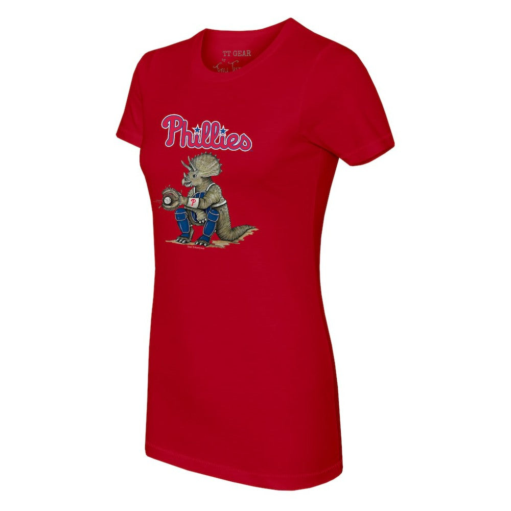 Philadelphia Phillies Tiny Turnip Women's Triceratops T-Shirt for sale
