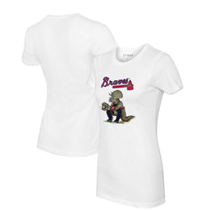 Atlanta Braves Tiny Turnip Women's Triceratops T-Shirt for sale