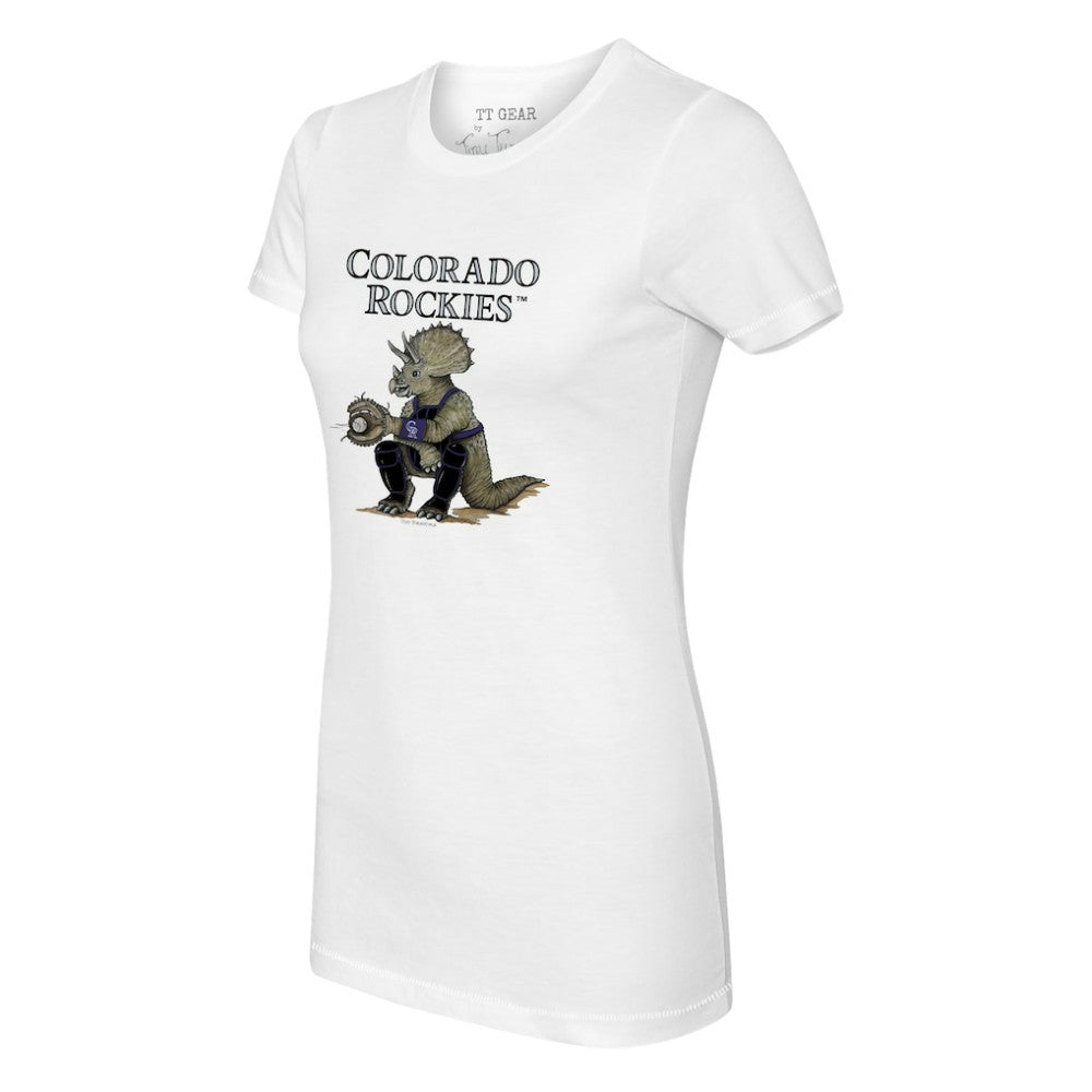 Colorado Rockies Tiny Turnip Women's Triceratops T-Shirt Lifestyle