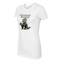 Colorado Rockies Tiny Turnip Women's Triceratops T-Shirt Lifestyle