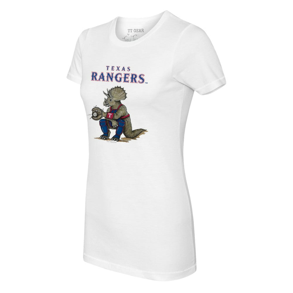 Texas Rangers Tiny Turnip Women's Triceratops T-Shirt Clearance