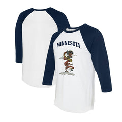 Minnesota Twins Tiny Turnip Unisex 2024 Year of the Dragon 3/4-Sleeve Raglan T-Shirt Lifestyle